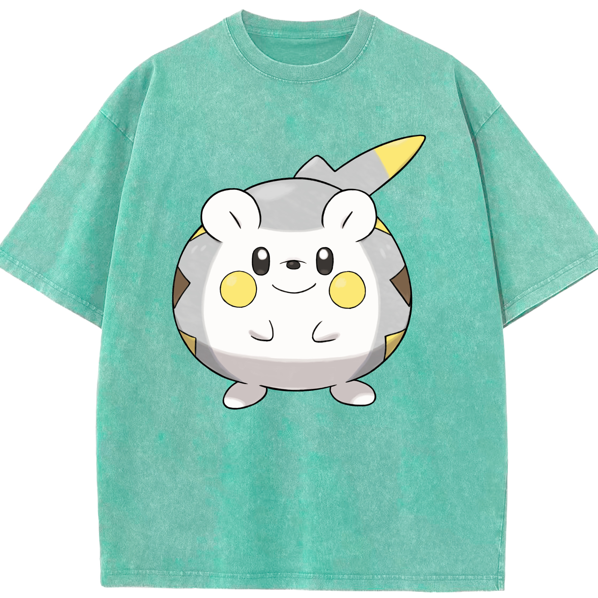 （画像用） ポケットモンスター Pokémon 綿100% ヴィンテージ風 半袖Tシャツ（フロントプリント）